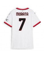 AC Milan Alvaro Morata #7 Bortedrakt Dame 2024-25 Korte ermer